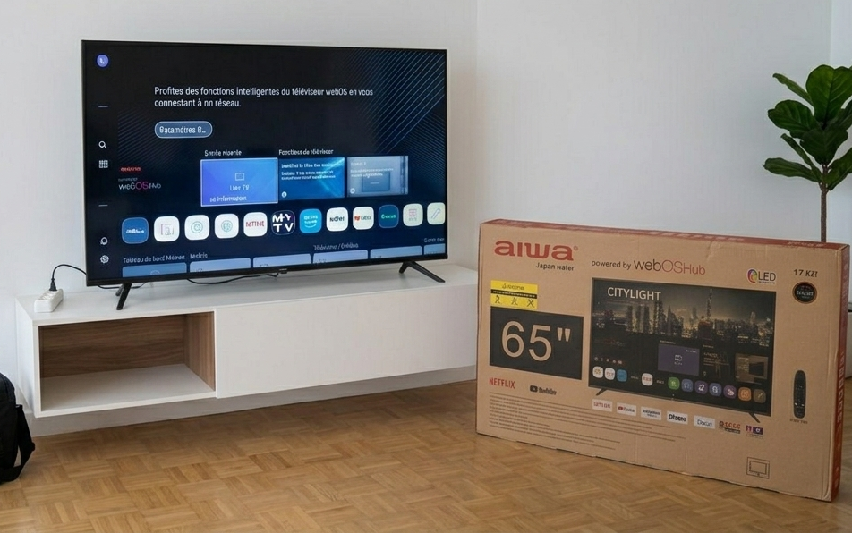 Smart TV AIWA 65" 4K UHD – WebOS Hub